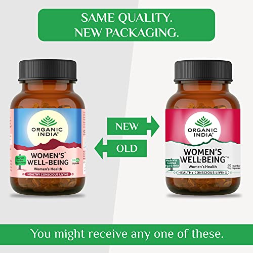 ORGANIC INDIA Women Well Being 60 Veg Capsules - Image 2