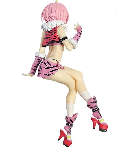 Miniatura 3 de HXUYTL ReZero Rem& Ram Anime Figura Chica Demonio Disfraz Tapón de Fideos Oni Versión de Disfraz