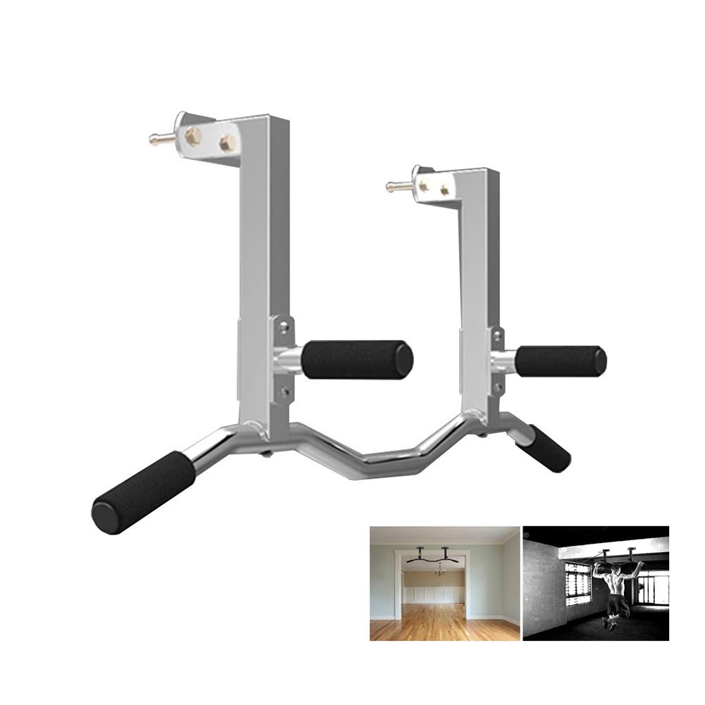 QUSYZD Pull-Up Bars Wall-Mounted Horizontal Bar, Steel Chin Up Bar, Strength Training Exercise Bar, Horizontal Bar Fitness Equipment, Load-Bearing 250Kg,