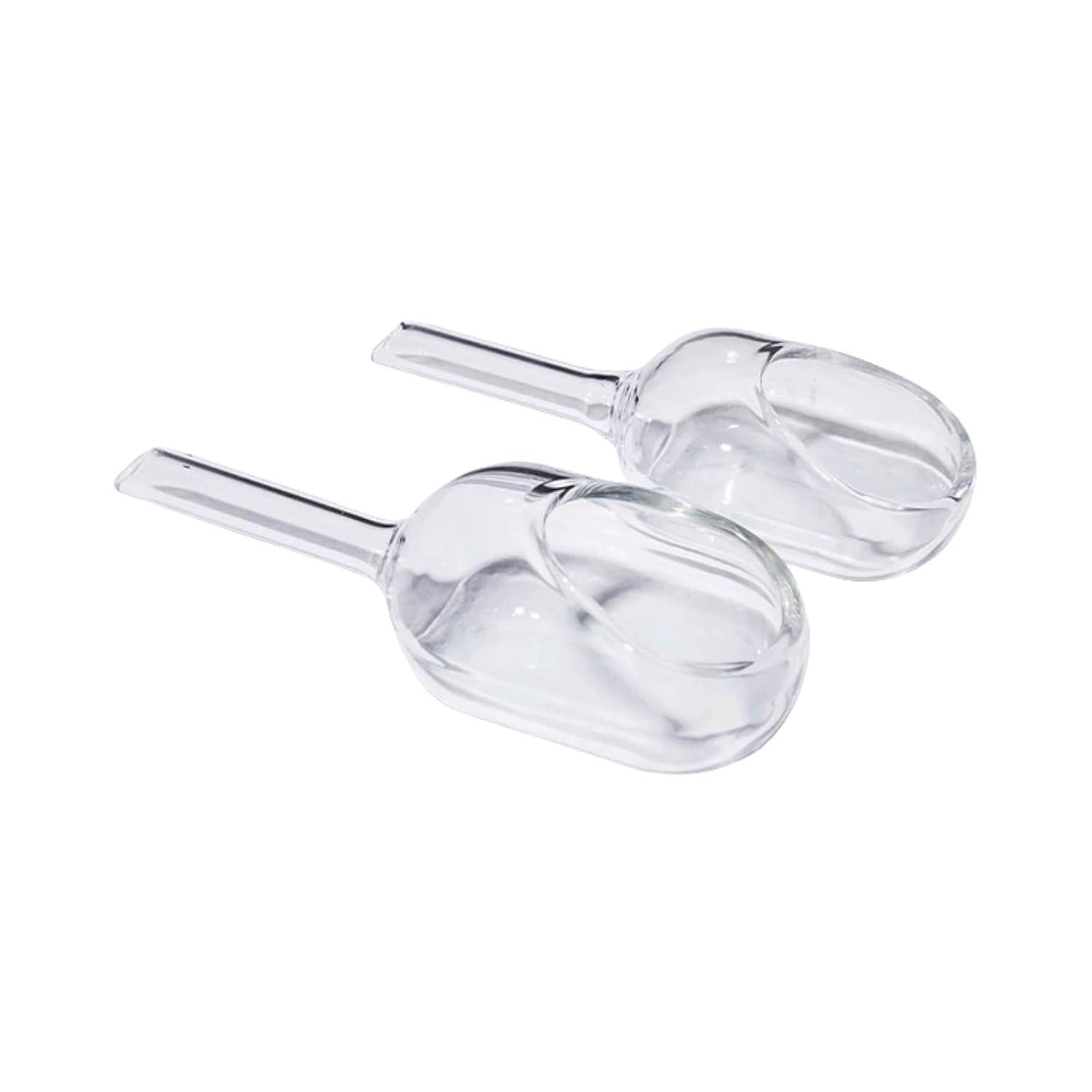 Borosilicate Glass Weighing Boat Laboratory Transparent Weighing Dishes Sample Glassware Weighing Containers Weighing Funnel (10, 10mm * 15mm * 40mm)