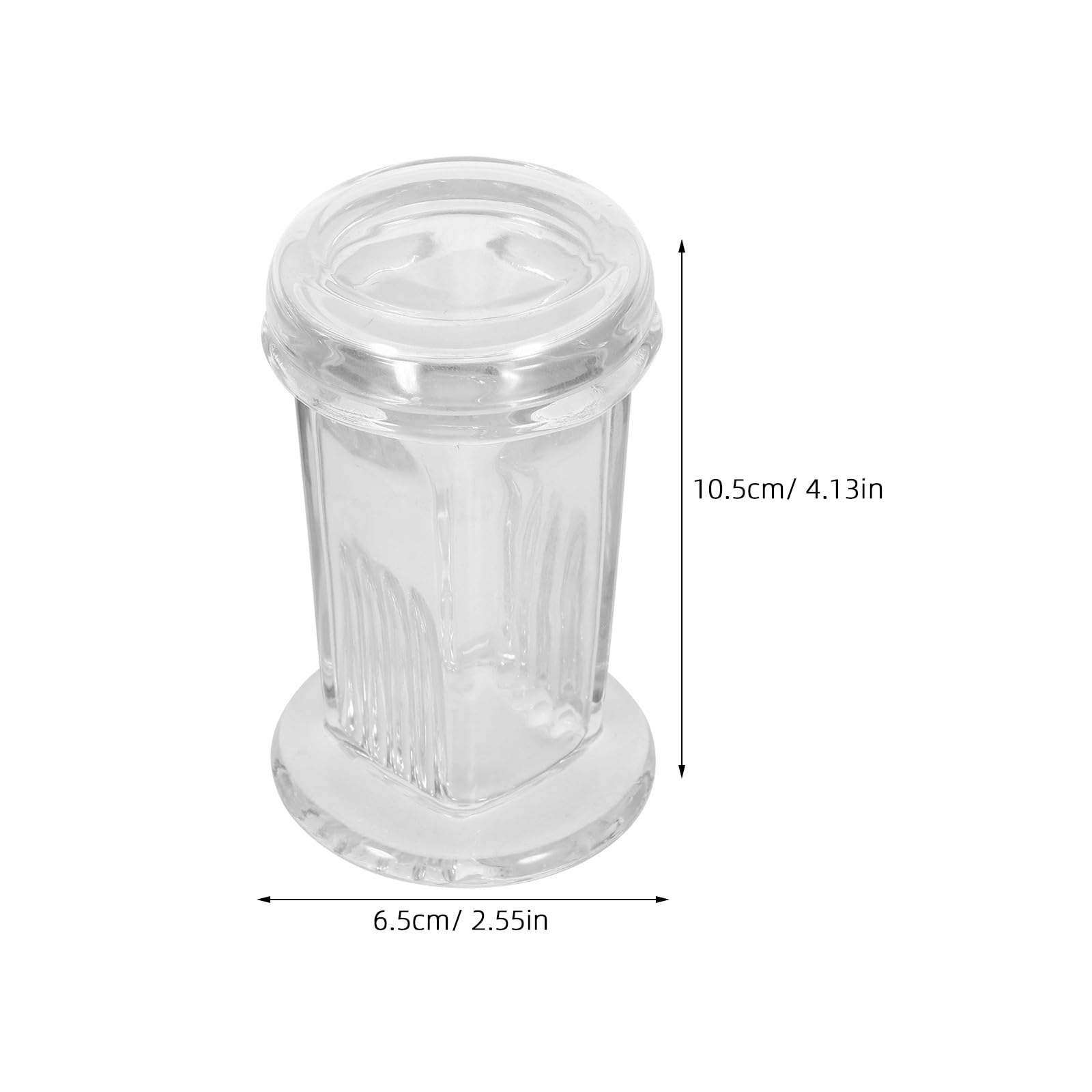 Holibanna 4 słoiki do barwienia, pojemność 5 szkiełek, mały, przezroczysty zbiornik do barwienia, 60 ml, szklany pojemnik z pokrywką do mikroskopu laboratoryjnego, materiały do ​​eksperymentów