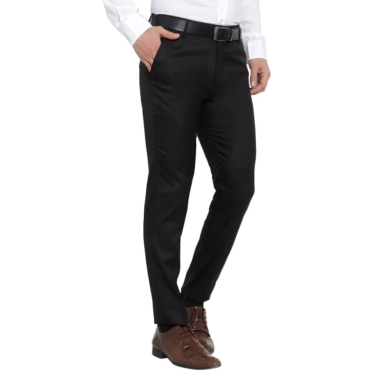 RR Fashion Men's Regular Formal Trouser