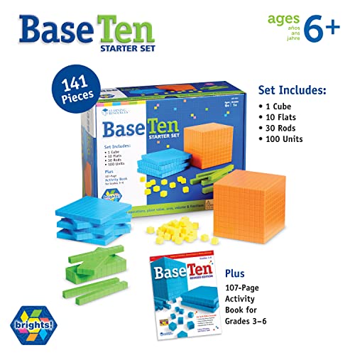 Kit d'Initiation Base 10 Learning Resources pour numération