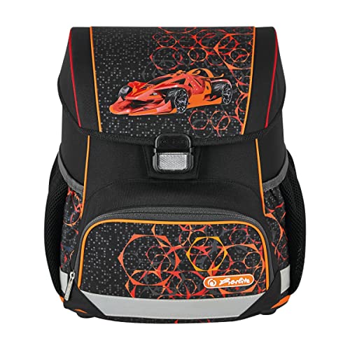 Herlitz Schulrucksack Loop Jugend Schulranzen Rückentasche | Volumen 16L | Herren Damen Uni Sportlich | Für Studenten Alltag | Geräumig Haltbar | Mechanic, Mehrfarbig, Optimal