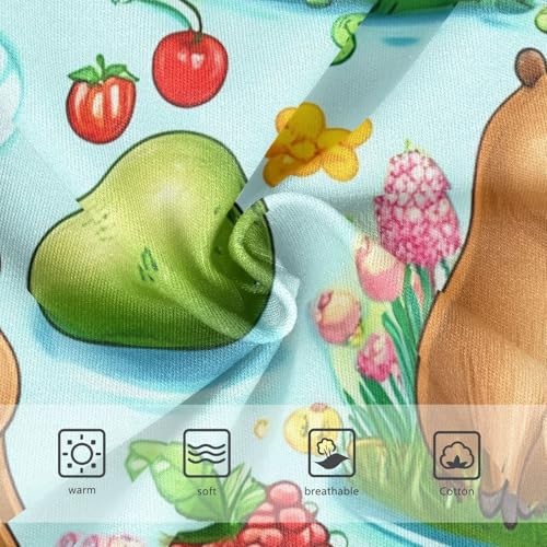 Cute Capybaras Playful Fruits Girls Underwear Toddlers 2t Cotton Cute Panties Girl Fun Print Kids Undies Briefs3