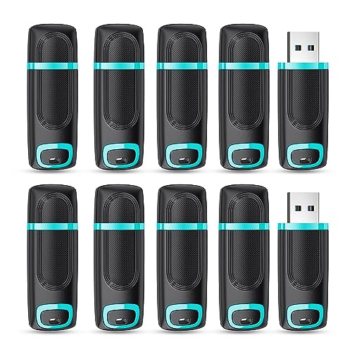 Raoyi 10 Pcs 16Gb Usb 2.0 Flash Drive Thumb Drive Memory Stick Jump Drive Zip Drive For Data Storage And Backup cover