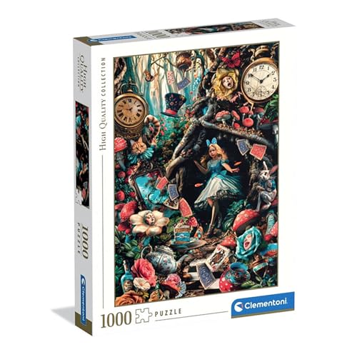 Clementoni - Puzzle pour Adultes 1000 Pièces, HQC Another Day in Wonderland Fabriqué en Italie, 39888