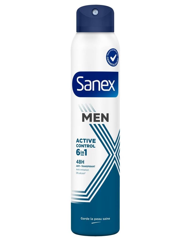 '6 x Sanex Deodorant Men Dermo Active Control for Normal Skin – 200Ml