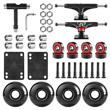 skateboard trucks and wheels