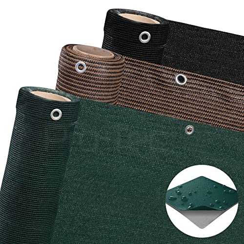 Pro-Tec Garden Products 300gsm Waterproof best Privacy Fence Screen Netting Balcony Shade Windbreak Private Neighbour Screening (2m x 10m, Green)