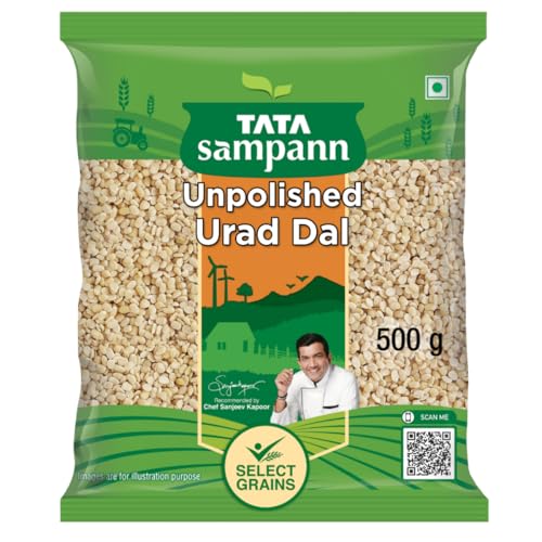 Image of Tata Sampann Unpolished Urad Dal (Split), 500gram