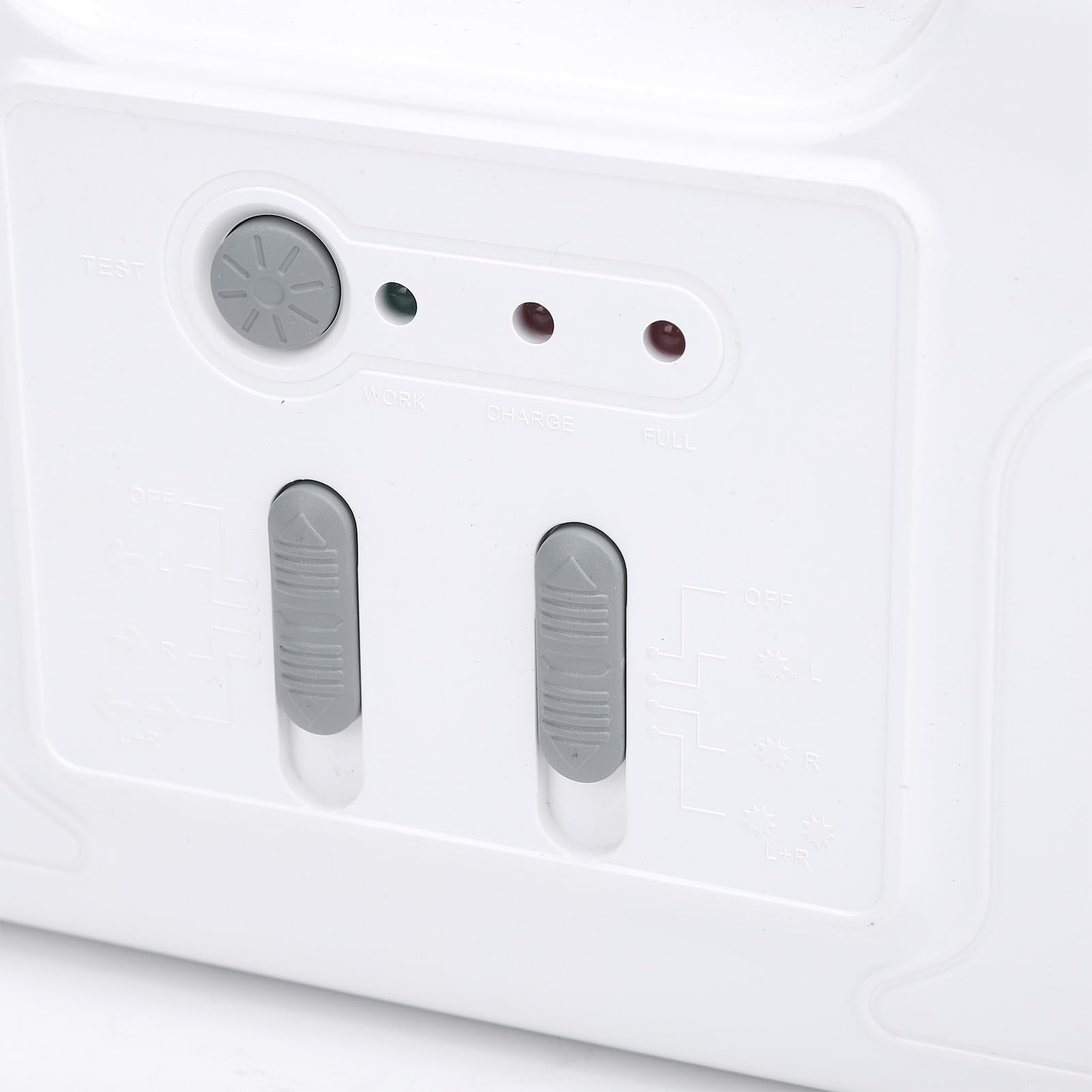 KANASI Luz de emergencia LED 2 lámparas Luz de emergencia de salida de alto brillo con batería de respaldo de 3 horas
