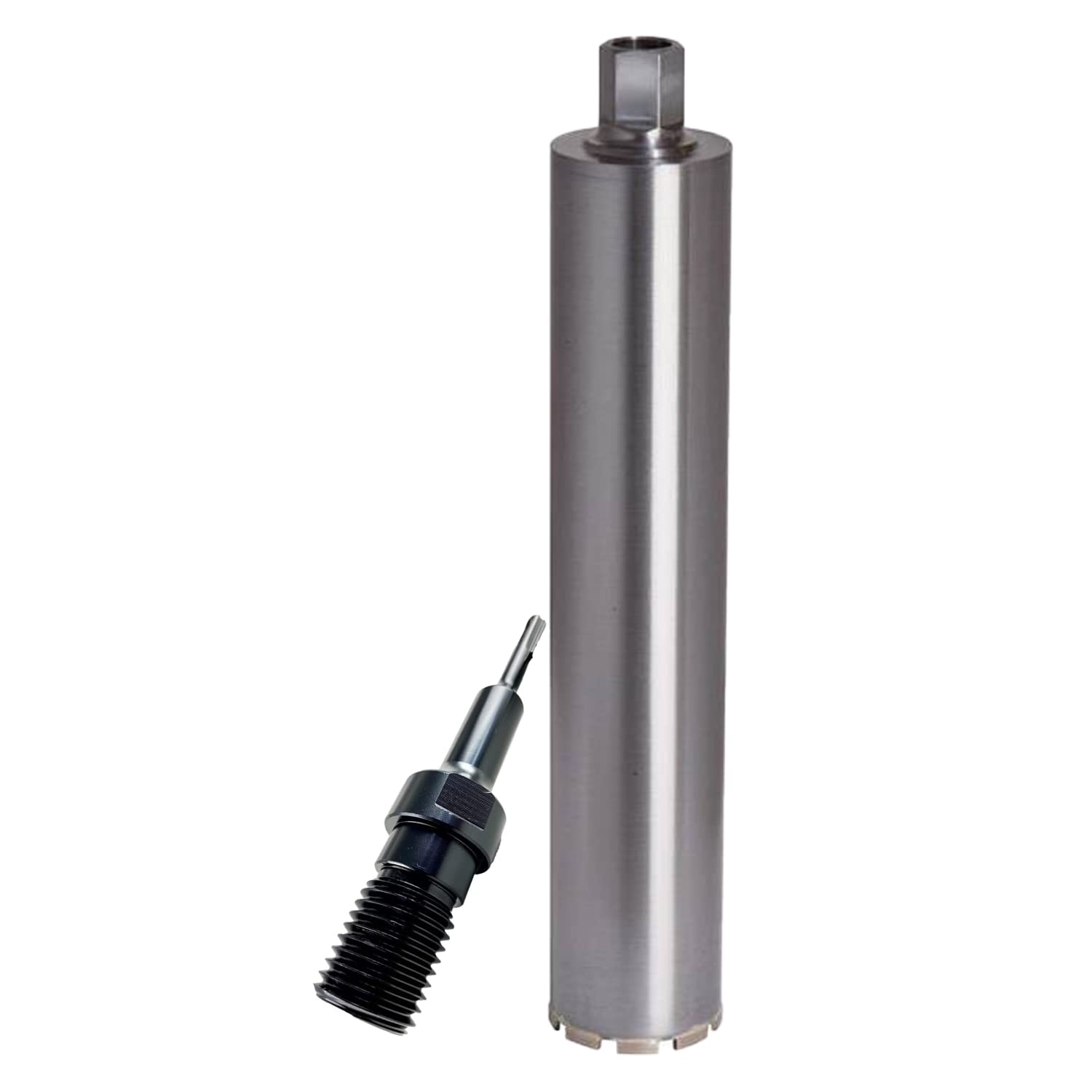 ADT DIAMANTWERKZEUGE | Diamantbohrkrone Economy Line para hormigón, ladrillo y mampostería, núcleo con segmento de techo de 9 mm y 500 mm de longitud útil | Ø 92 mm + SDS Plus adaptador