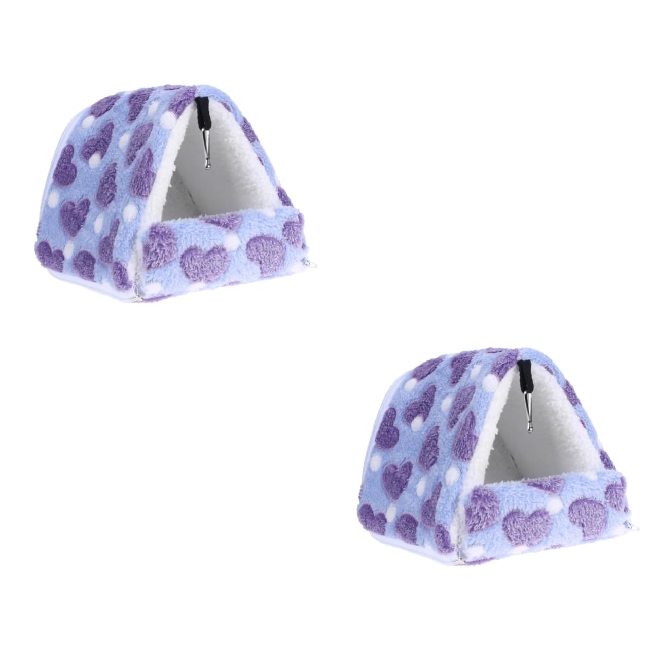 Kisangel 2stücke Detachable Hamster Winter Schlafbett Aus Warmem Baumwollmaterial Kreatives Nest Für Hamster Und Igel Abnehmbar Für Gemütliche Ruhezeiten
