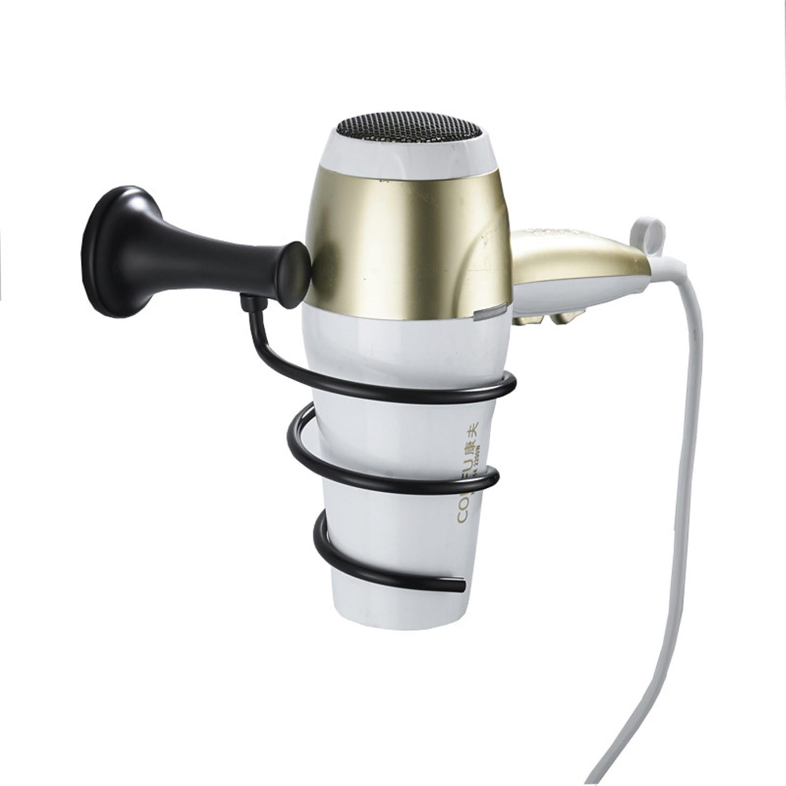 WLRDPUPJE Hair Dryer Holder Bathroom Hairdryer Holder Simple Storage Rack Wall Hanging For Bathroom Barber Shops