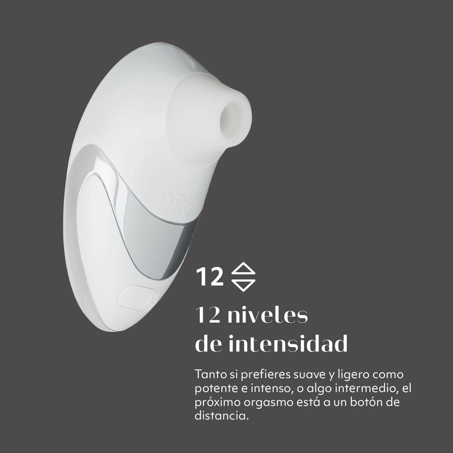 Womanizer PRO W500 - Estimulador de clítoris vibrador - Succionador para ella - juguete sexual para mujer recargable blanco