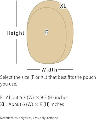 Miniatura 8 de Funda de bolsa de ostomía desodorizante elástica D con tapón de cordón (F, estilo denim)