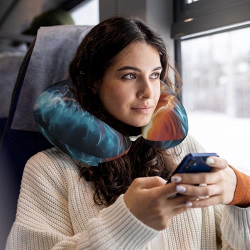 Almohada de espuma viscoelástica para viaje tamaño único miniatura 7