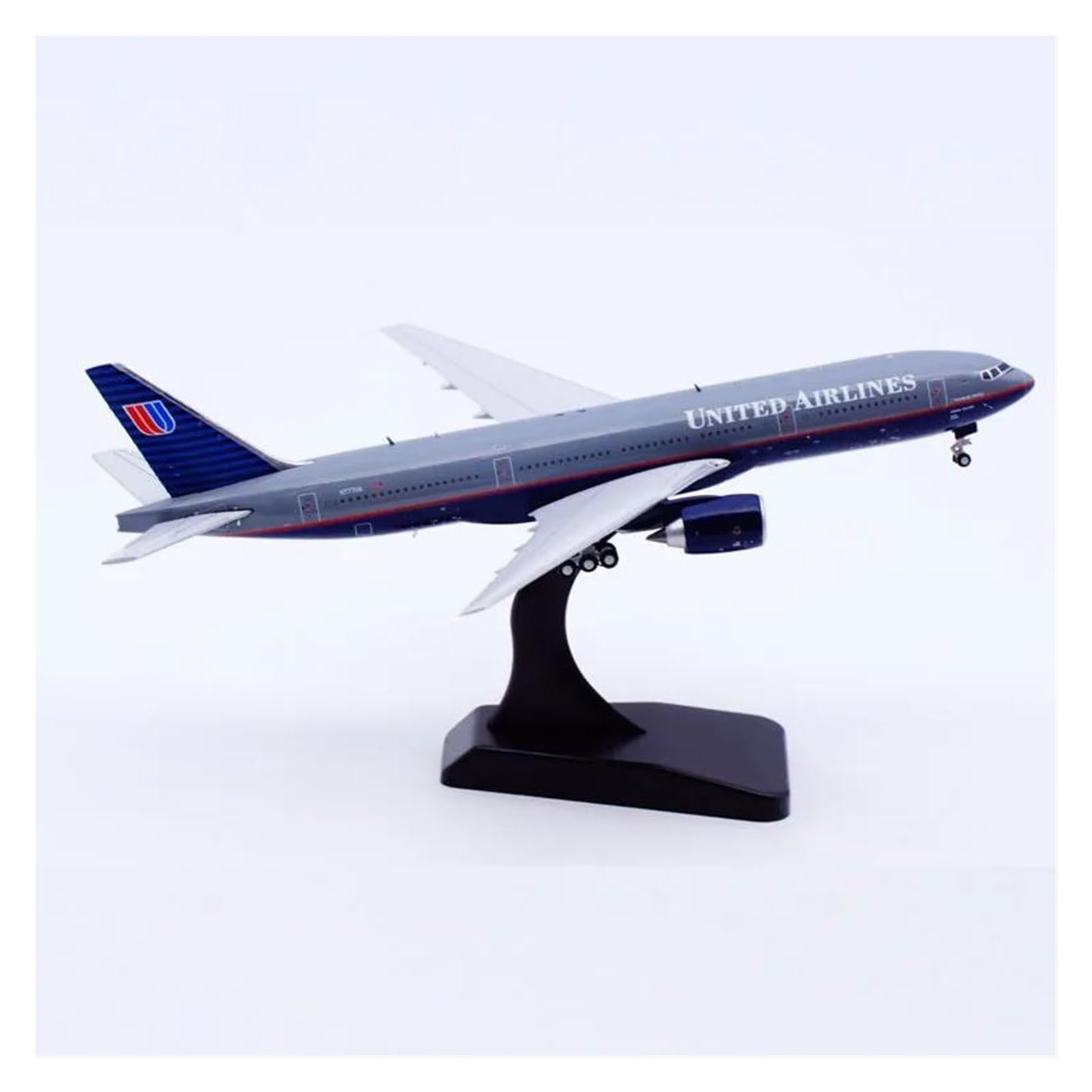 Skala samolotu 1:400 dla United Airlines Boeing B777-200 Model samolotu Diecast Alloy Model samolotu Model samolotu pasażerskiego Model nadaje się do wyświetlania