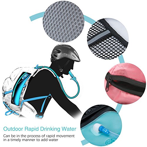 Image of Monvecle Hydration Pack Water Rucksack Backpack Bladder Bag Cycling Bicycle Bike /Hiking Climbing Pouch + 2L Hydration Bladder