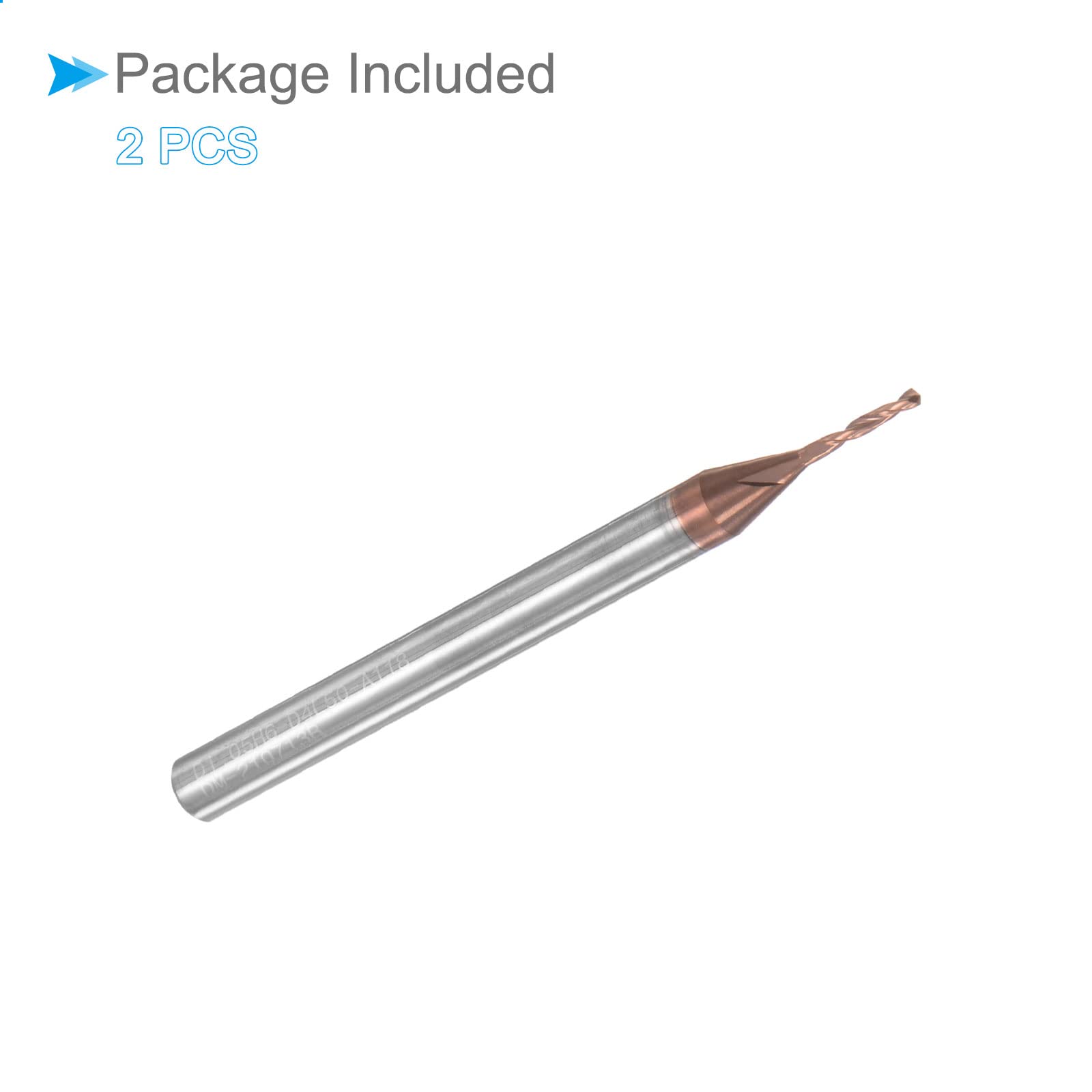 4 Forets Carbure Tungstène 1.7mm - Mèches Précision Inox Acier Alliage YG6