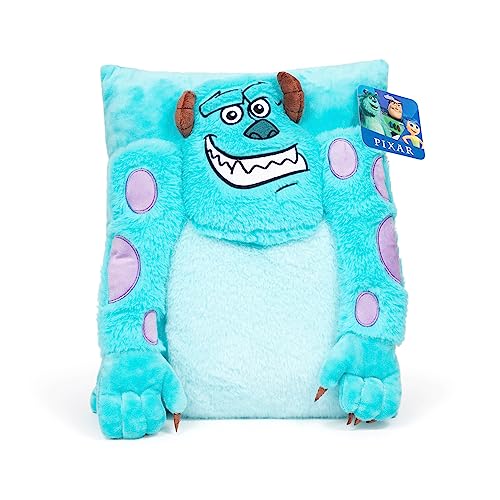 Jay Franco Disney Pixar Monsters Inc James Sullivan - Sully 3D Snuggle Plush Pillow - Super Soft Blue Pillow - Measures 15 Inches - image 6