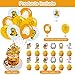 Garfield Party Decorations,Garfield Birthday Party Supplies Includes Banner - Cake Topper - 12 Cupcake Toppers - 18 Balloons