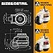 Leveling Machine Casters with Rubber Pad,FM-100F Plate Mounted Retractable Workbench Caster,Leveling Feet Wheels,Loading Capacity 6600 lbs, 4Pcs-3 INCH