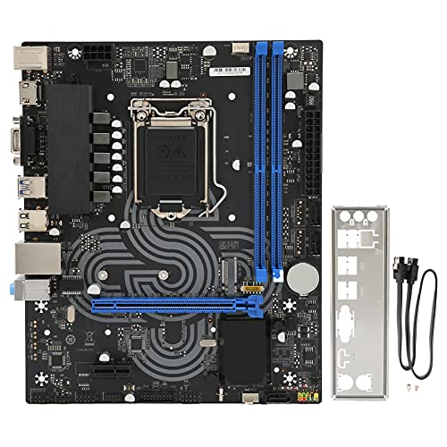 マザーボードH410MMicroATXデュアルチャネルDDR4メモリUSB2.0/3.0 M.2VGAラップトップアクセサリ緑