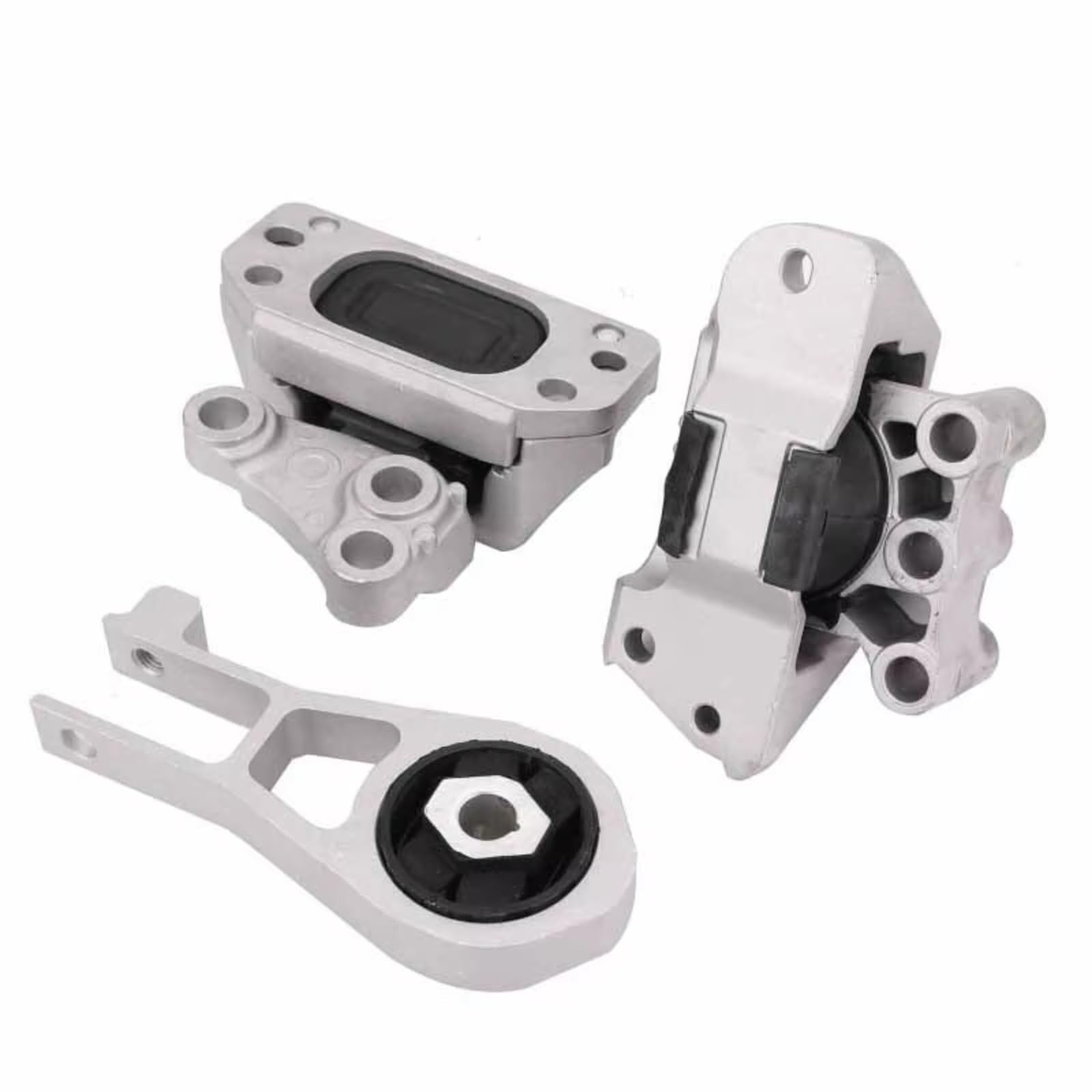 Yongewu One Color Engine Mount Compatible With Jeep For Renegade 2.4L L4 2015 2016 2017 2018 2019 2020 3Pcs Automatic Transmission Motor Mounts Bracket 68258599Aa