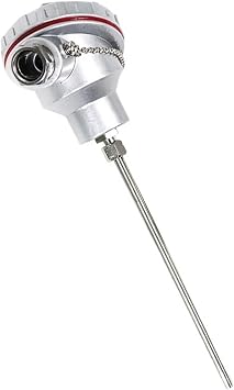 Temperature Transmitter PT100 Thermal Resistance Enclosure for Temperature Sensor Thermal Resistance Temperature Sensor0-200 Degree 4-20mA,200mm