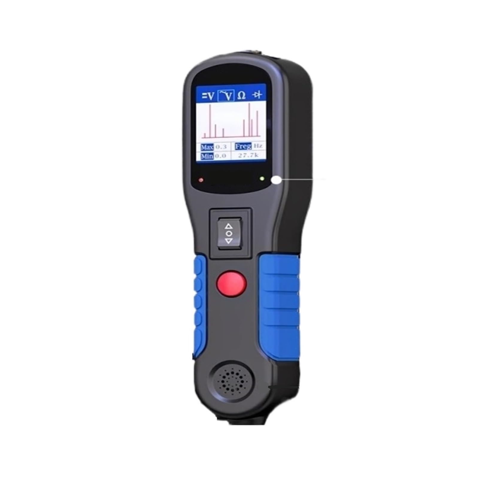Comprobador de voltaje, Probador De Circuitos Automotrices, S Eléctricos, Voltaje Con Pantalla LCD,Herramienta eléctrica automotriz(Blue)