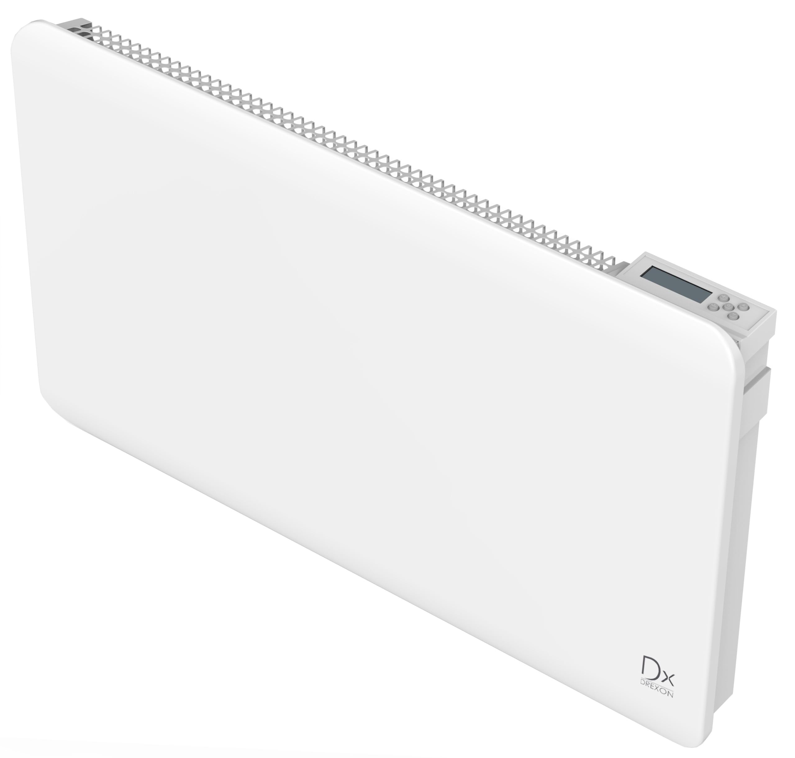 DREXON PALMA – Radiateur Électrique à Inertie Céramique 1500 W – Radiateur Électrique Blanc Mural – Taille 82 × 50 cm