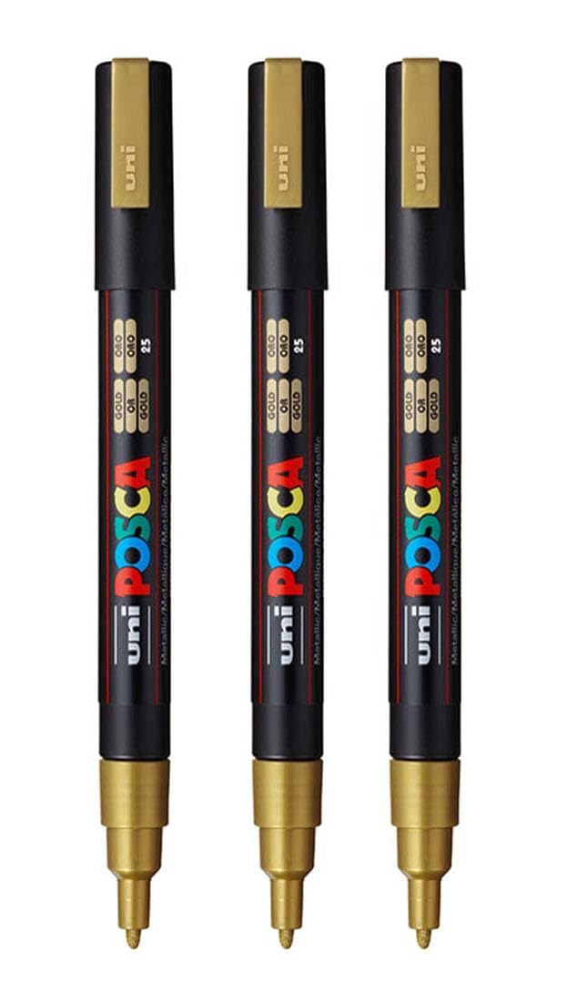 LPC DIRECT PC-3M Gold - [PACK OF 3] Metallic Gold