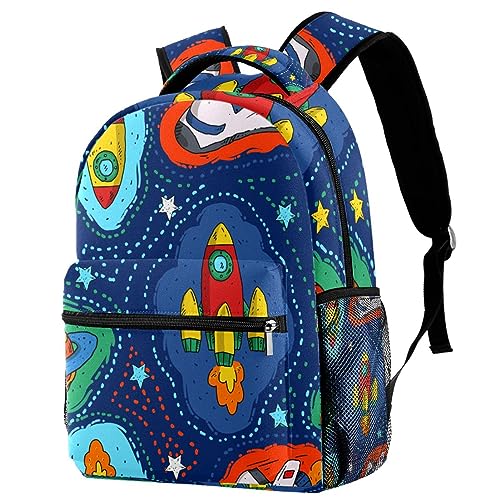 Sac à dos de voyage scolaire avec porte-bouteille pour garçon et fille