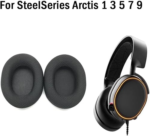 Miniatura 7 de Almohadillas para SteelSeries Arctis 7 5 3 almohadillas de repuesto con cuero proteico y espuma viscoelástica para auriculares SteelSeries Arctis 7