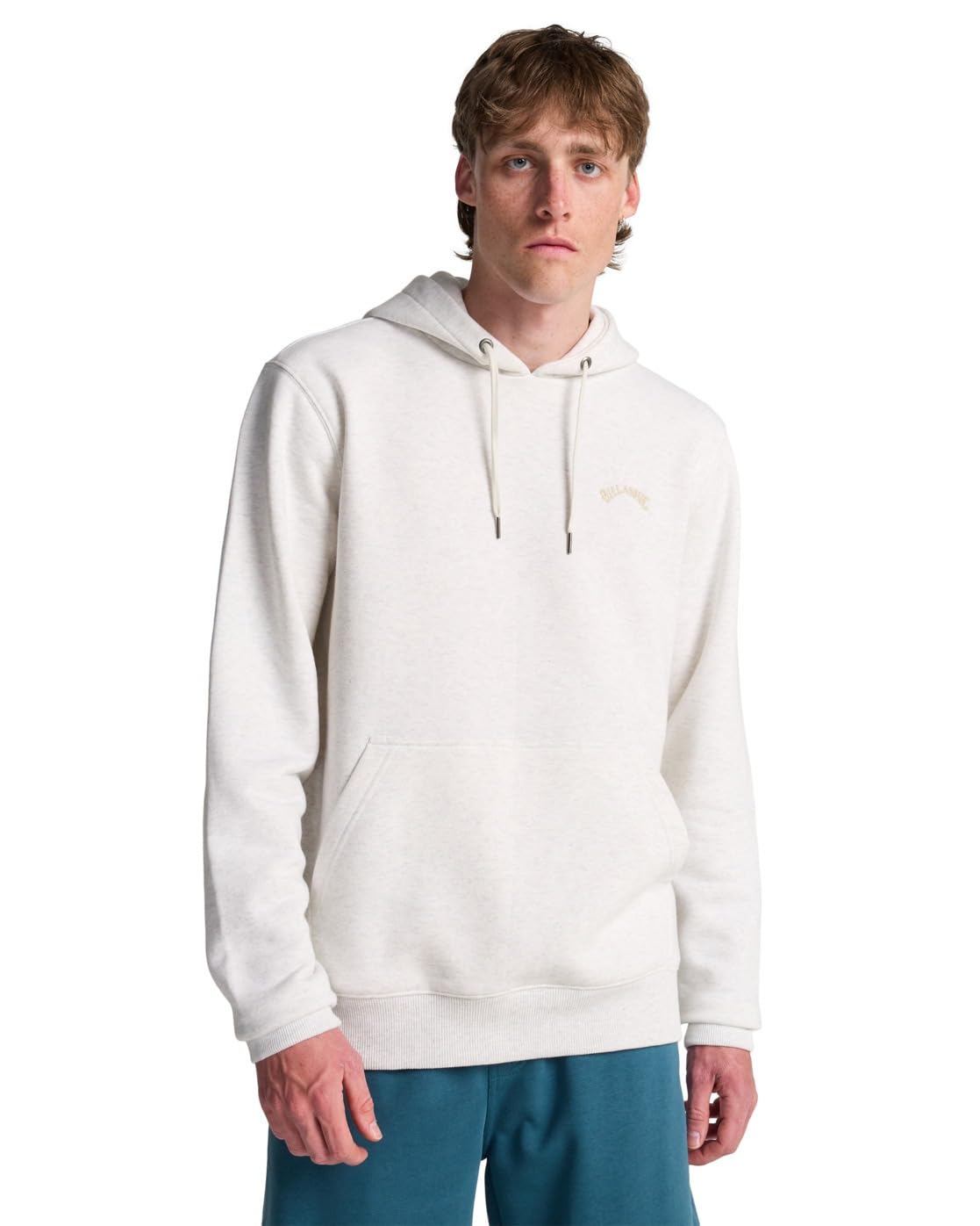 Billabong Mens Arch Po Pullover Sweater, Oatmeal Heather, XS EU