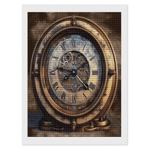 Kit de pintura de diamantes Steampunk ideal como regalo creativo y decoración de sala de estar