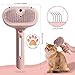 PAWSHINE - Cat steam brush – Effective Pet Brush for Indoor Cats, Steam Technology for Shedding, Mats & Grooming – Ideal cat brush indoor for Deep Cleaning (Pink)
