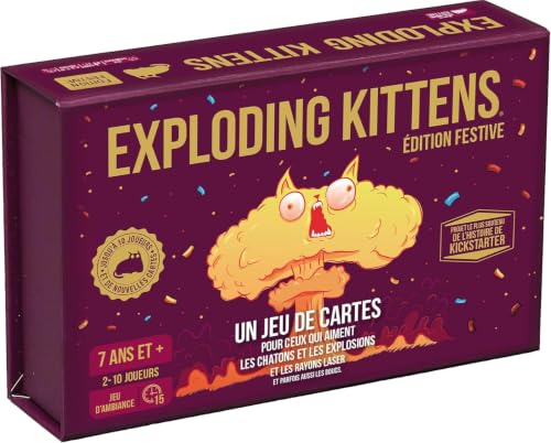 Asmodee | Exploding Kittens – Festive Edition | Kartenspiel | lustig für Erwachsene und Kinder ab 7 Jahren… – Ansicht 1