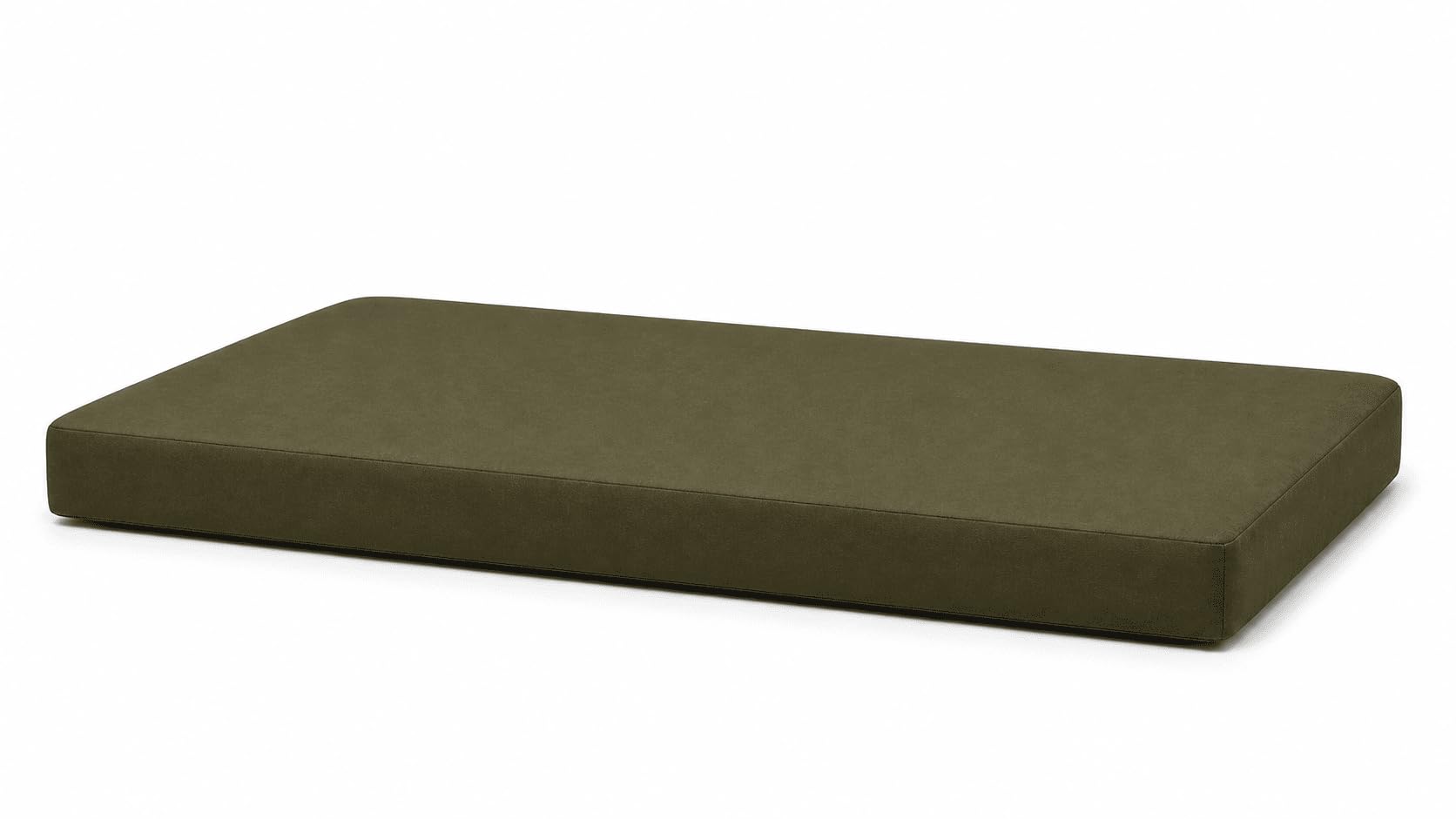 Euro Pallet Furniture Cushions Set, Olive Green, Seat 120×80×5cm