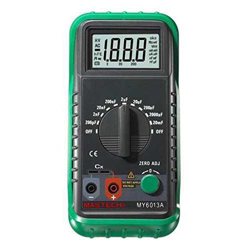 MASTECH MS6013 1999 Counts Portable 3 1/2 Digital Capacitance Meter Tester 200pF to 20mF