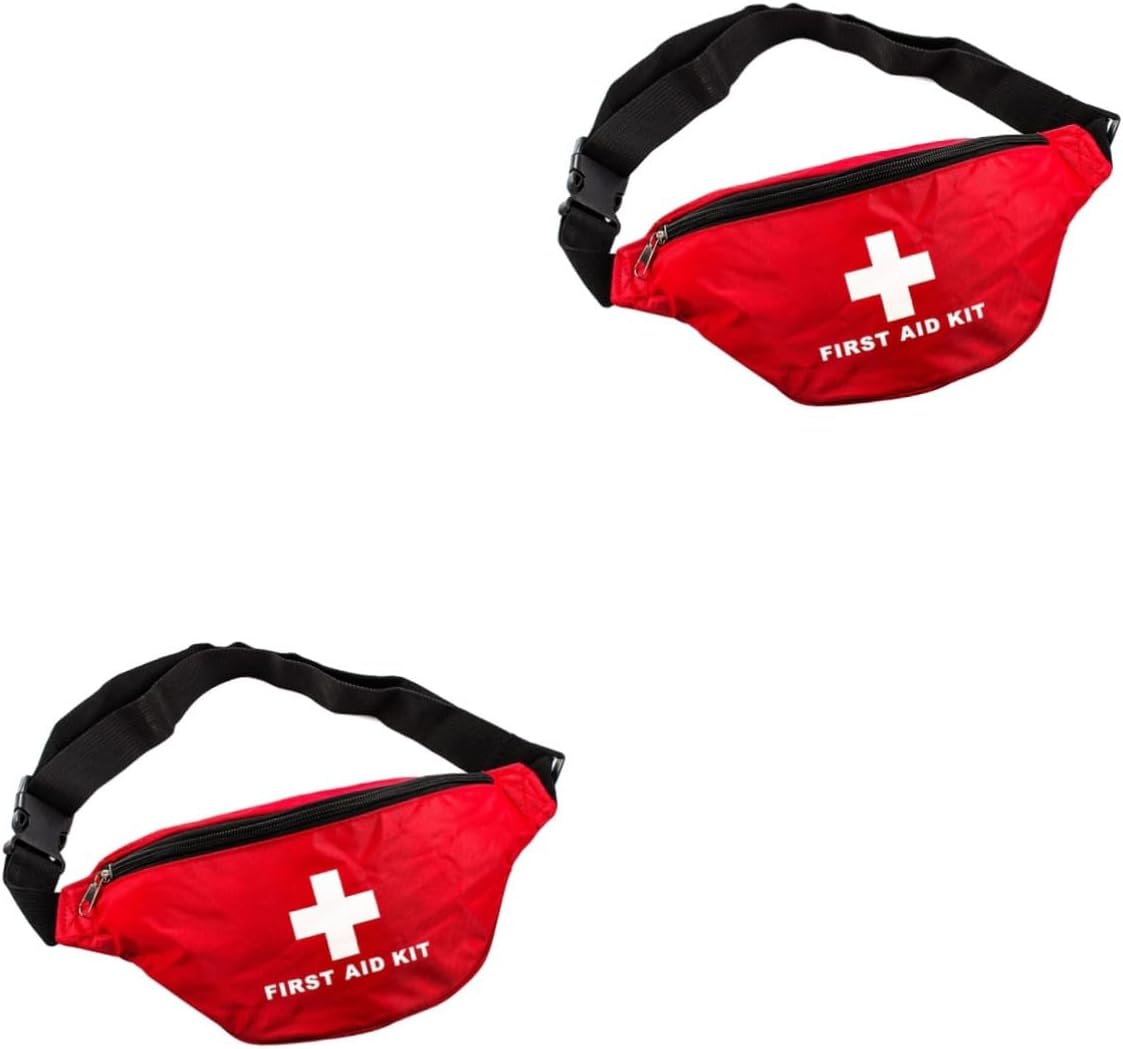 Healeved 2 unids cinturón bolsa cinturón bolso de primeros auxilios kit de cintura bolsa de cintura traje de primeros auxilios bolsa de primeros