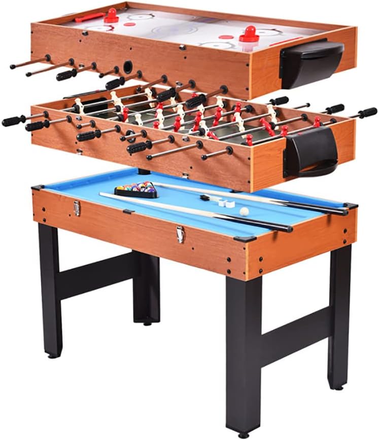 Mesa De Juegos Múltiples, Mesa De Juegos Combinada 3 En 1 De 48