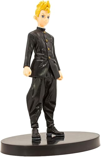 Miniatura 3 de NINJAMO Tokyo Revengers Takemichi Hanagaki Estatua coleccionable Figura de escritorio de 6.5 pulgadas en