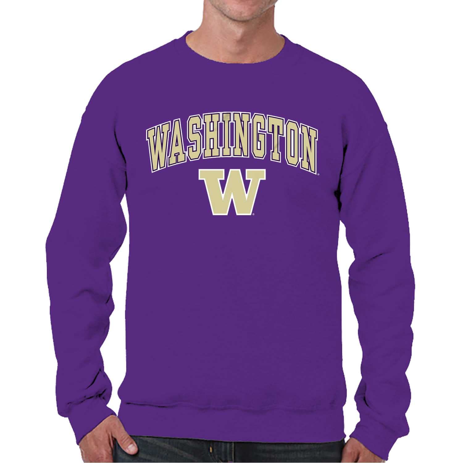 Amazon.co.jp: Washington Huskies大人用アーチ&ロゴGamedayクルー