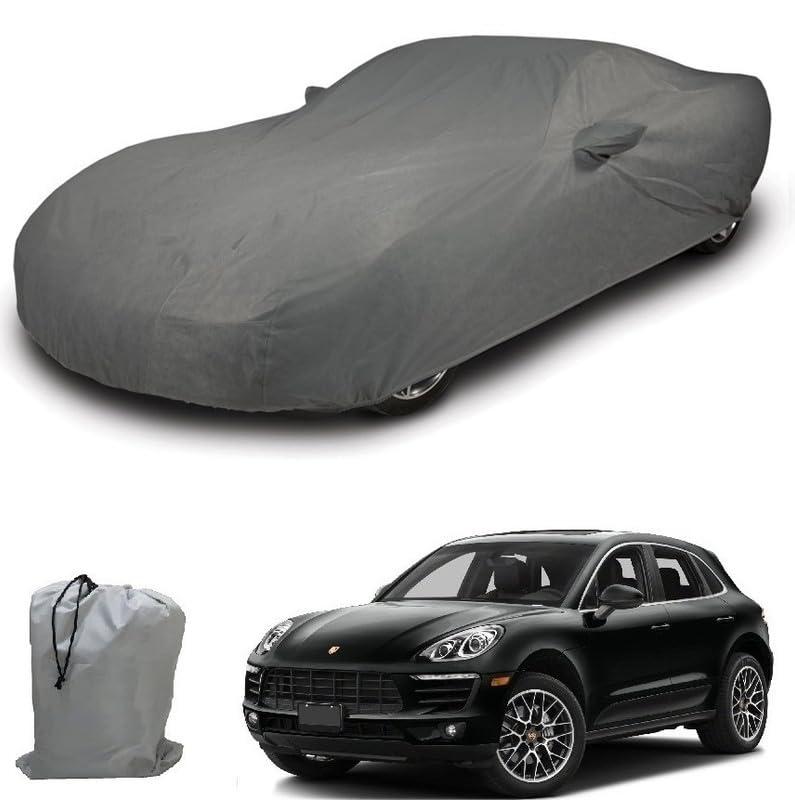 Image of ARCUATE Triple Layer Custom fit Car Body Cover for Porsche Macan |Top Layer Dustrproof | Middle Layer Waterproof | Bottom Layer Scratch Protection | Outdoor Indoor Fabric