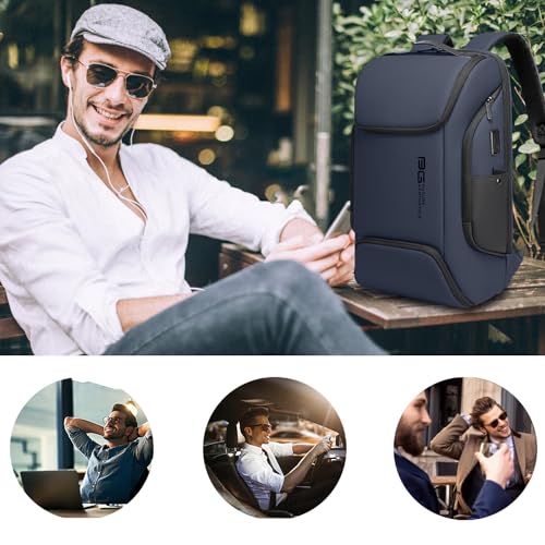 Image of BANGE Business Laptop Smart backpack Can Hold 15.6 Inch Laptop Commute Backpack Carry on bag for men and women