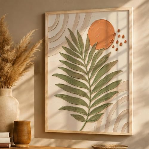Image of kotart Boho Painting with Frame | Boho Art Painting With Frame Home Decoration For Living Room Bed Room Hotel Wall Decor Digital Reprint