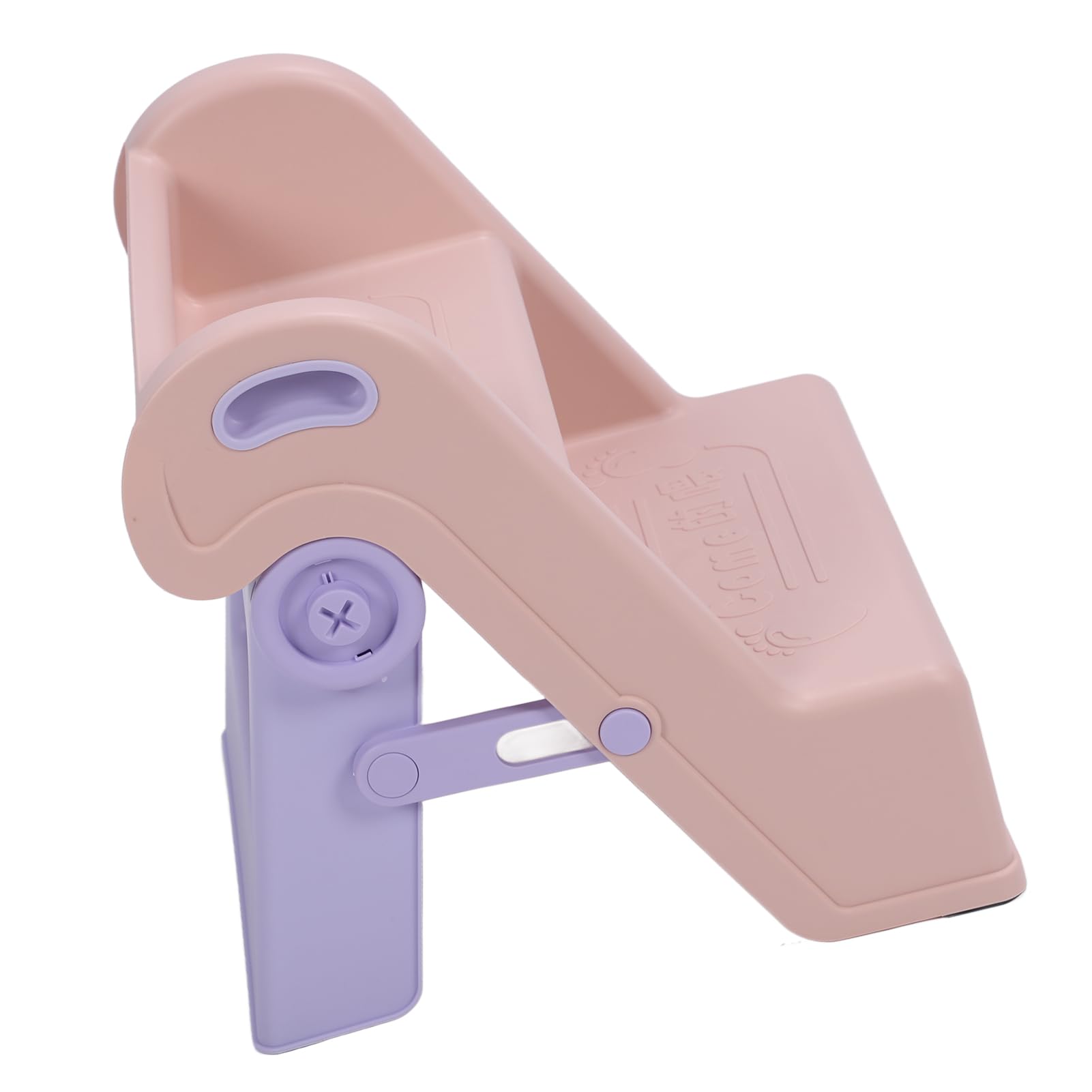 Poggiapiedi per Bambini Sgabello Pieghevole a 2 Gradini Leggero e Resistente per L'uso del Vasino e L'uso in Bagno, Plastica, Confezione da 1 (Rosa)